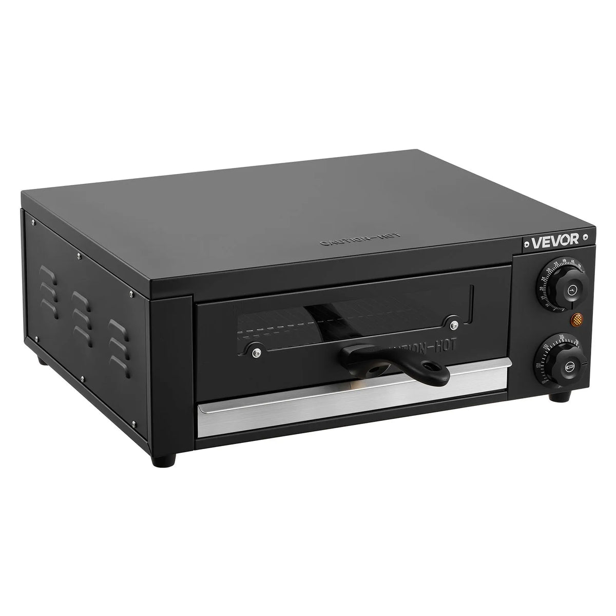 VEVOR elektriskā picas krāsns 30 cm, 1450 W, 25–300 °C, ar taimeri un grila resti, galda