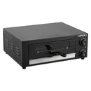 VEVOR elektriskā picu krāsns, 304,8 mm darbgalds, temperatūras diapazons 25–300 °C, 1450 W, ar taimeri un temperatūras kontroli, divkāršu siltuma cauruļu sistēmu un grila resti, picu gatavošanai virtuvē un komerciāliem mērķiem