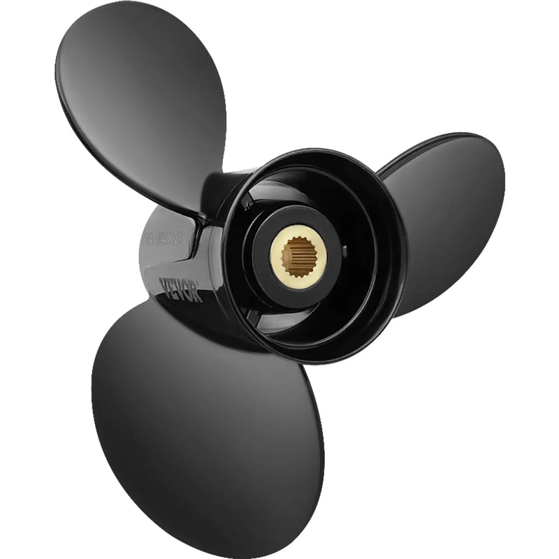 Piekarināmais propellers, OEM 3817469 aizvietotājs, 3 lāpstiņas, 36,2 x 53,3 cm, alumīnija, savietojams ar Volvo Penta SX piedziņu, 19 zobi, labās puses rotācija