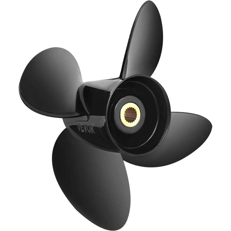 Alumīnija propellers 4 lāpstiņas, 36,2 × 48,3 cm, 19 zobi, RH, saderīgs ar Volvo Penta SX