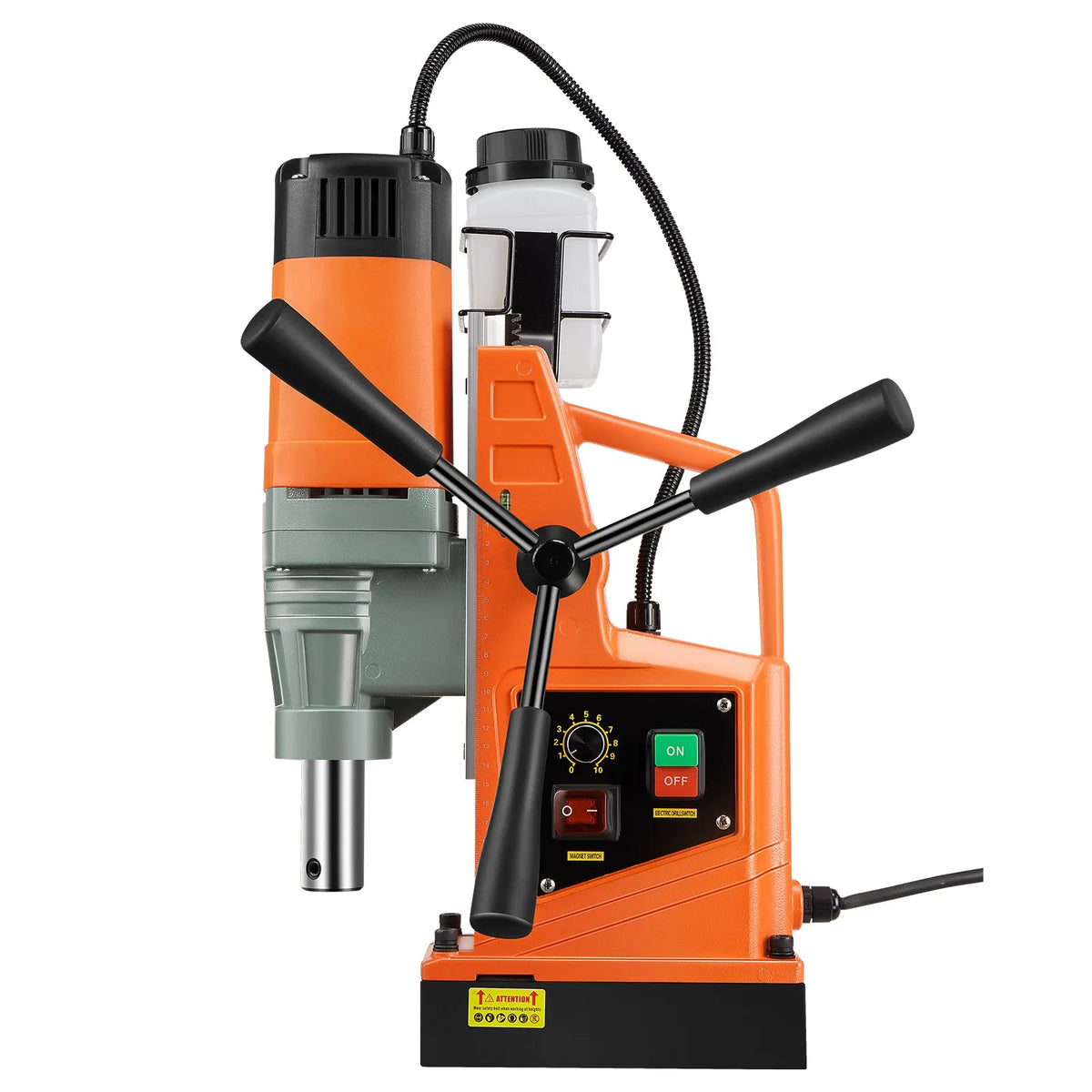 VEVOR Magnetic Drill, 1550 W Motor, 50.8 mm Drilling Diameter, 13,000 N Magnetic Force Portable Magnetic Drill, 0–500 RPM Adjustable Speed for Metal Working Industrial and Home Use