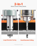 VEVOR magnētiskā urbjmašīna, 1550 W motors, 50,8 mm urbšanas diametrs, 13 000 N magnētiskā piespiedējspēka pārnēsājamais magnētiskais urbis, 0–500 apgr./min regulējams ātrums metāla apstrādei industriāli un mājas darbiem