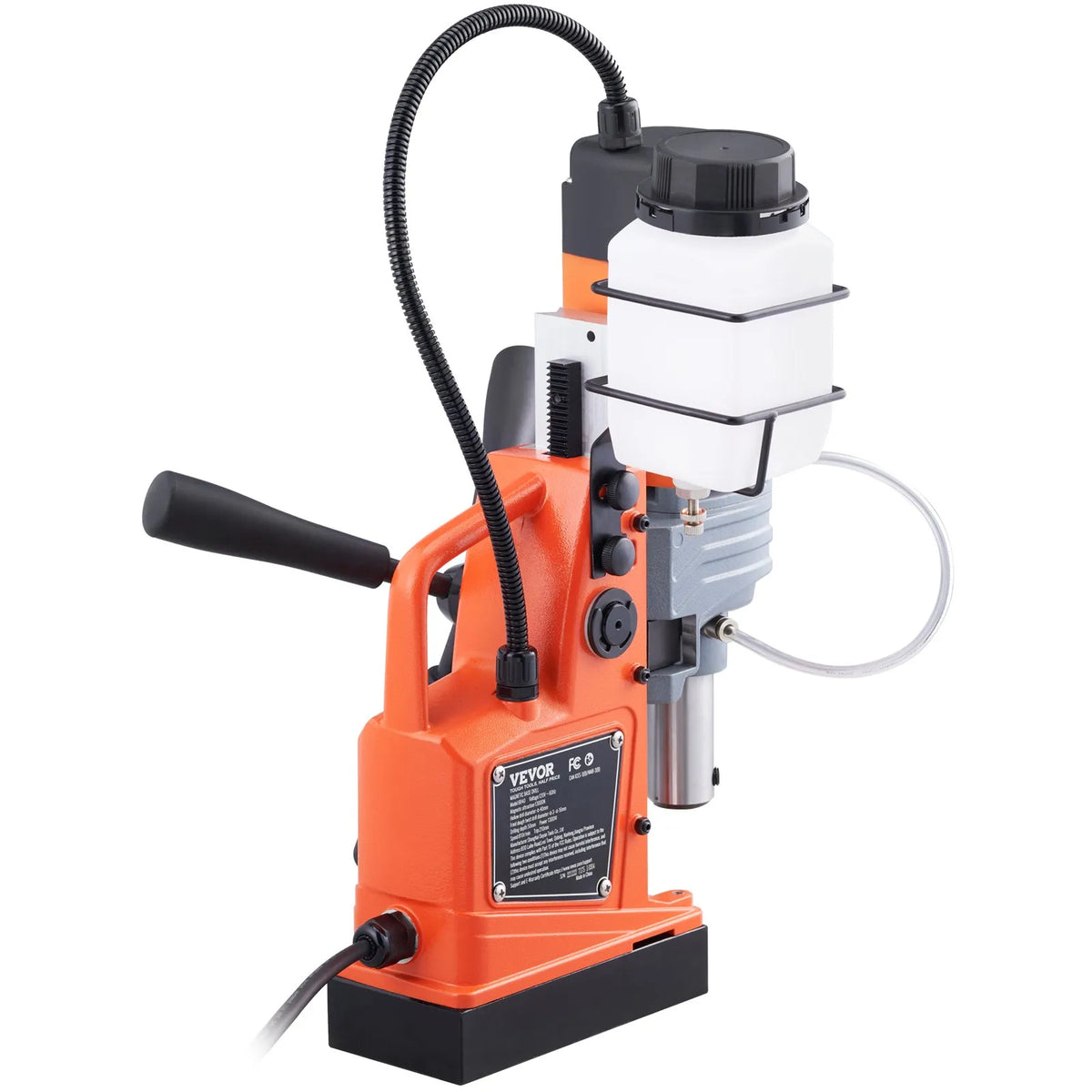 VEVOR Magnetic Drill, 1300 W Motor, Ø 40 mm Drilling Diameter, 12,500 N Magnetic Grip, 810 RPM No-Load Speed, Electric Magnetic Drill for Metal, Industrial and Domestic Use