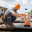 VEVOR magnētiskā urbjmašīna, 1200 W, 38 mm urbuma diametrs, 10 000 N magnētiskais spēks, 900 apgr./min. ātrums, ar Weldon stiprinājumu, efektīva dzesēšana, metāla virsmām, rūpniecībai un mājas darbiem