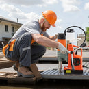 VEVOR magnētiskā urbjmašīna, 1350 W, 50 mm urbuma diametrs, 12 500 N jaudīga pārnēsājama magnētiskā urbjmašīna, 0–800 apgr./min regulējams ātrums, ar Weldon kātu, metāla virsmām, rūpniecībai un mājas darbiem