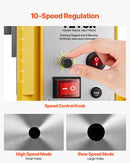 VEVOR magnētiskā urbjmašīna, 1400 W motors, 50 mm urbuma diametrs, 13 000 N pārnēsājama elektriskā magnētiskā urbjpresa, 0–750 apgr./min. maināms ātrums, urbjmašīna metāla virsmām, rūpniecības un mājas darbiem