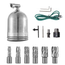 VEVOR 1100 W magnētiskā urbjmašīna ar 12 000 N magnētisko spēku un 6 HSS vainadziņiem