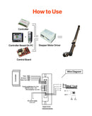 VEVOR lineārā vadotne ar siksnas piedziņu, CNC lineārās kustības galda aktuators ar NEMA 34 soļu motoru, 1300 mm darba gājiens, ātrgaitas motorizēts risinājums gravēšanas iekārtām, CNC frēzmašīnām un 3D printeriem