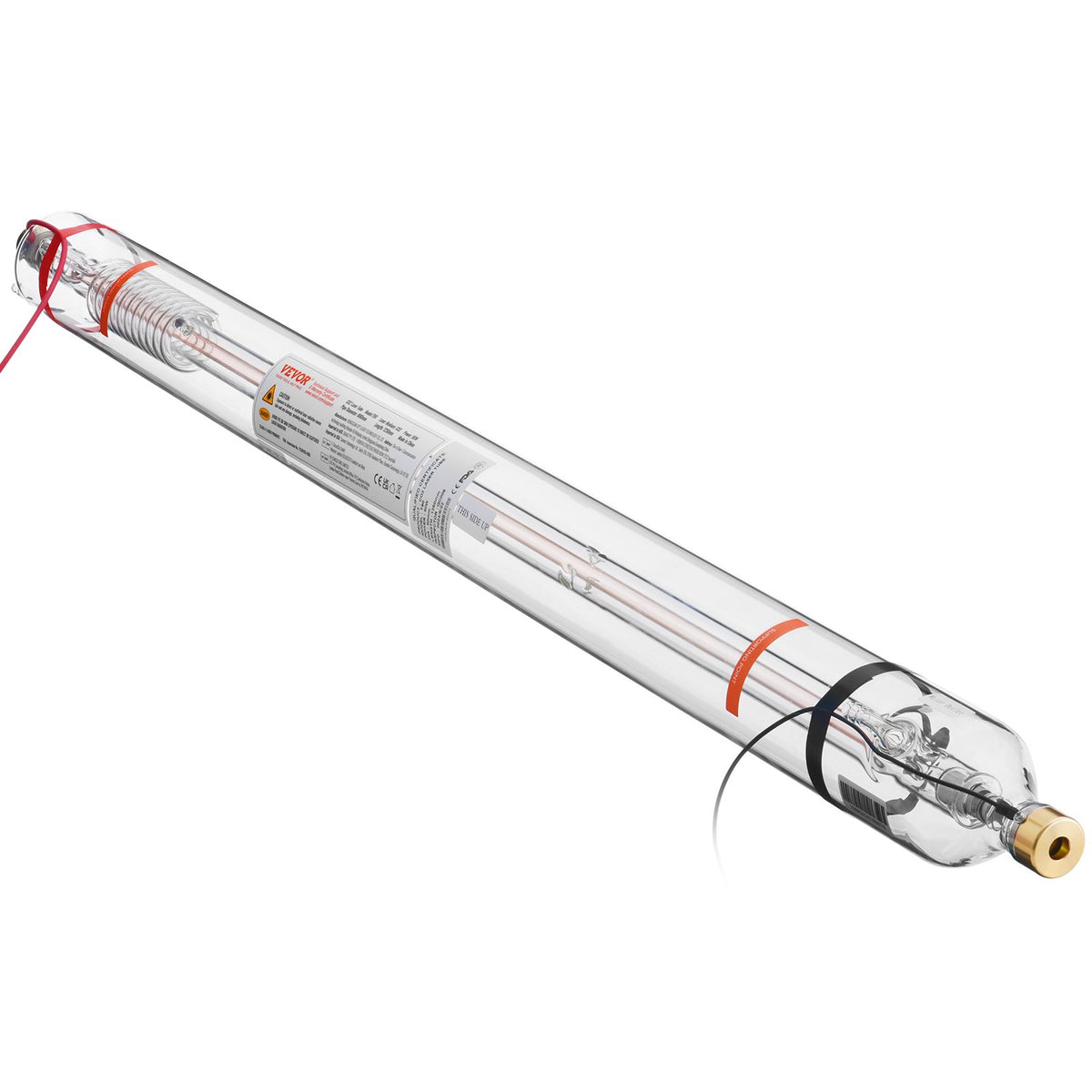 VEVOR CO₂ Laser Tube 90 W, 1250 mm, Borosilicate Glass