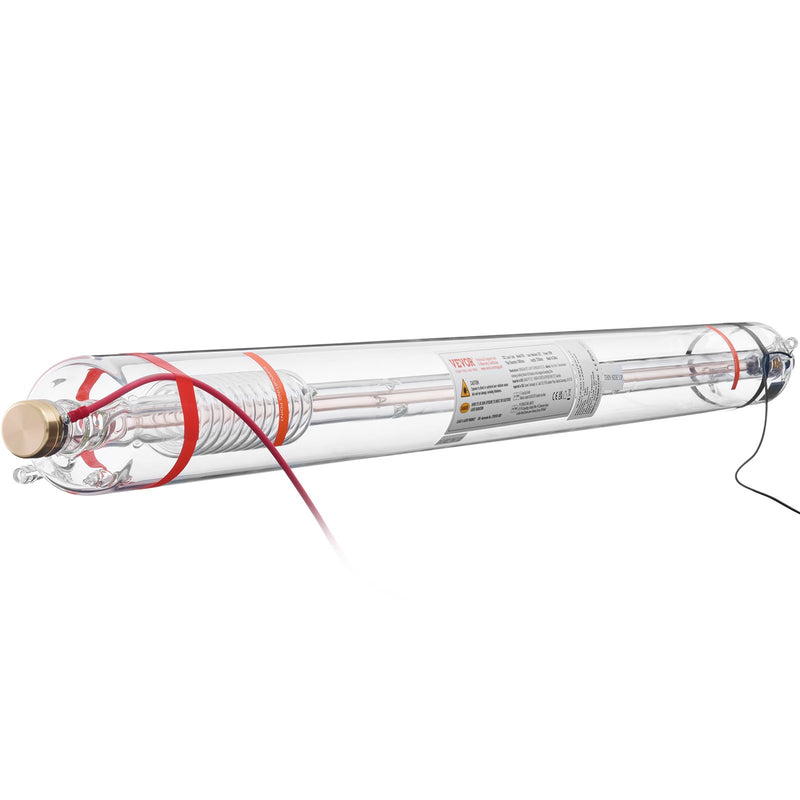 VEVOR 90W CO₂ lāzera caurule – 1250 mm borosilikāta stikla lāzergriešanas caurule