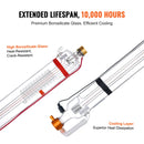 VEVOR 90W CO₂ lāzera caurule – 1250 mm borosilikāta stikla lāzergriešanas caurule