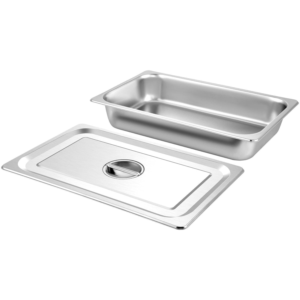 VEVOR GN trauki 4 gab., 13 l, 53 × 32,5 × 10 cm, nerūsējošā tērauda