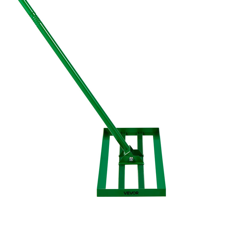 VEVOR zāliena līdzināšanas grābeklis 1220 × 254 mm, pastiprināts zāliena līdzināšanas instruments ar 1980 mm tērauda pagarināto rokturi, piemērots dārzam, golfa zālienam un saimniecībai - ZEMLETES.LV