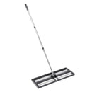 VEVOR zāliena līdzināšanas grābeklis ar rullīti 760 x 254 mm no nerūsējošā tērauda, regulējams rokturis līdz 2130 mm, izturīgs zāliena līdzināšanas instruments dārzam un golfa laukumiem - ZEMLETES.LV