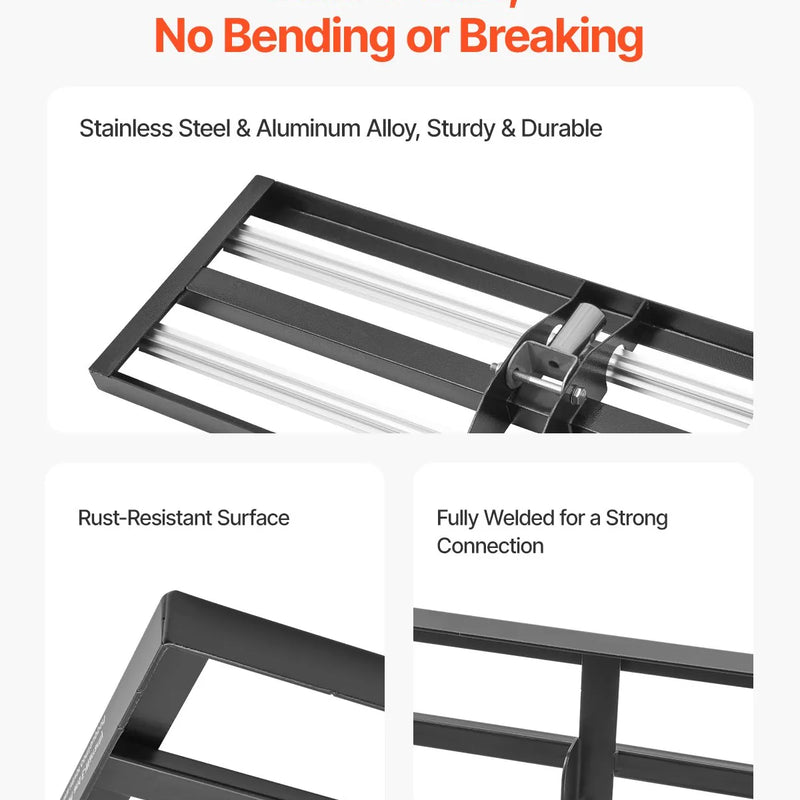 VEVOR zāliena izlīdzināšanas grābeklis ar regulējamu 213 cm rokturi, 760 × 254 mm zemes plāksne, izturīgs un pret rūsu noturīgs metāla augsnes izlīdzināšanas instruments zālienam, pagalmam un golfa laukumiem