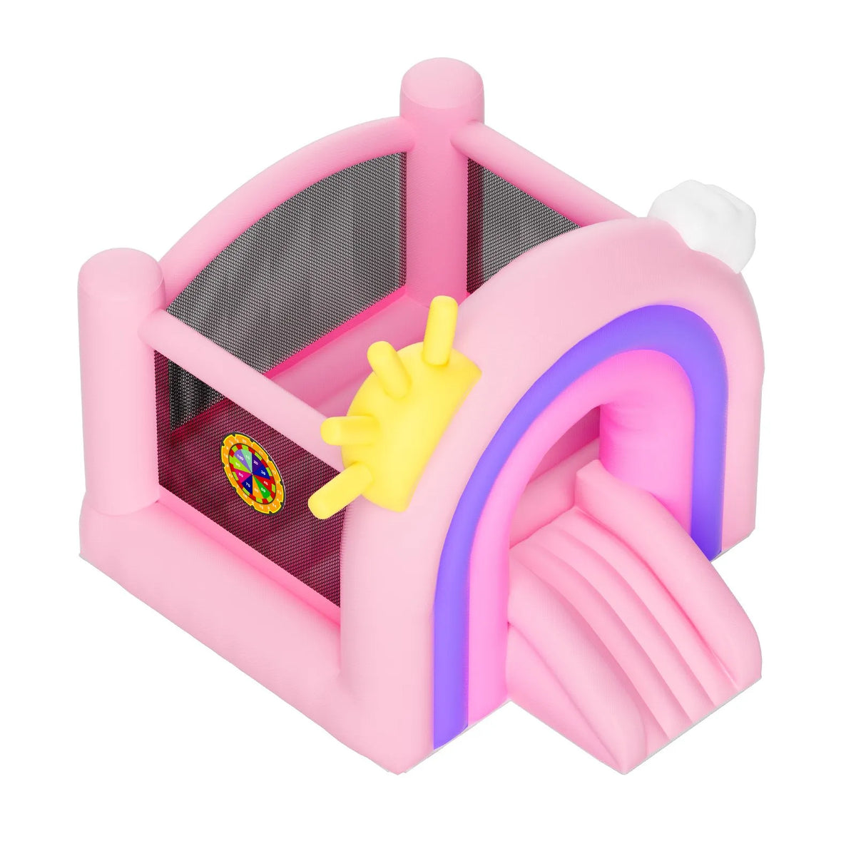 VEVOR Inflatable Bouncy Castle with Slide and Blower, 2.79 × 2.31 × 2.31 m, Indoor and Outdoor