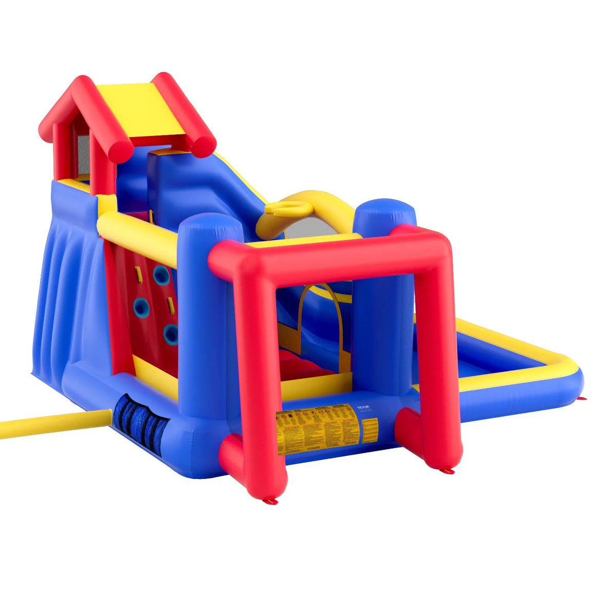 VEVOR Inflatable Bouncy Castle with Slide and Blower, 3.33 × 3.38 × 2.31 m, Ages 3–8