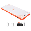 VEVOR piepūšamā peldošā platforma, 4,57 x 1,83 m, pretizslīdes ūdens platforma ar pārnēsājamu somu un noņemamu kāpni, peldošs salas plosts baseinam, pludmalei un okeānam