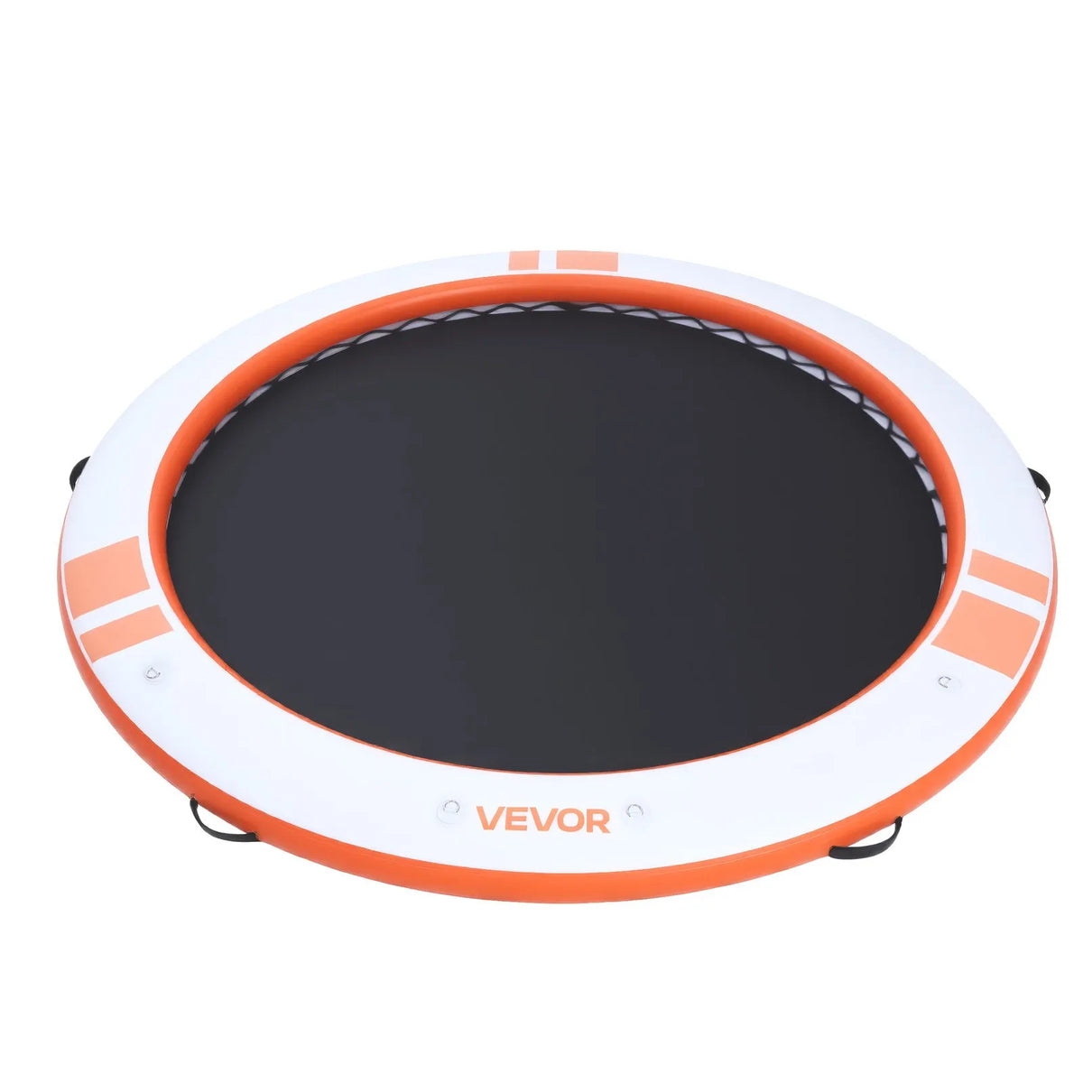 VEVOR piepūšama peldošā platforma, 3,05 m, neslīdošs ūdens paklājs ar pārnēsāšanas somu un noņemamām kāpnēm, peldoša sala baseinam, pludmalei un jūrai, oranža - ZEMLETES.LV