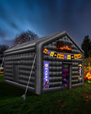 VEVOR 5 x 4 x 3.8 m piepūšamā telts, ideāli piemērota āra ballītēm, pasākumiem vai jebkuram citam notikumam, kas prasa unikālu un stilīgu vidi. Iekļauts apgaismojums, kas piešķir papildus atmosfēru jūsu pasākumam.