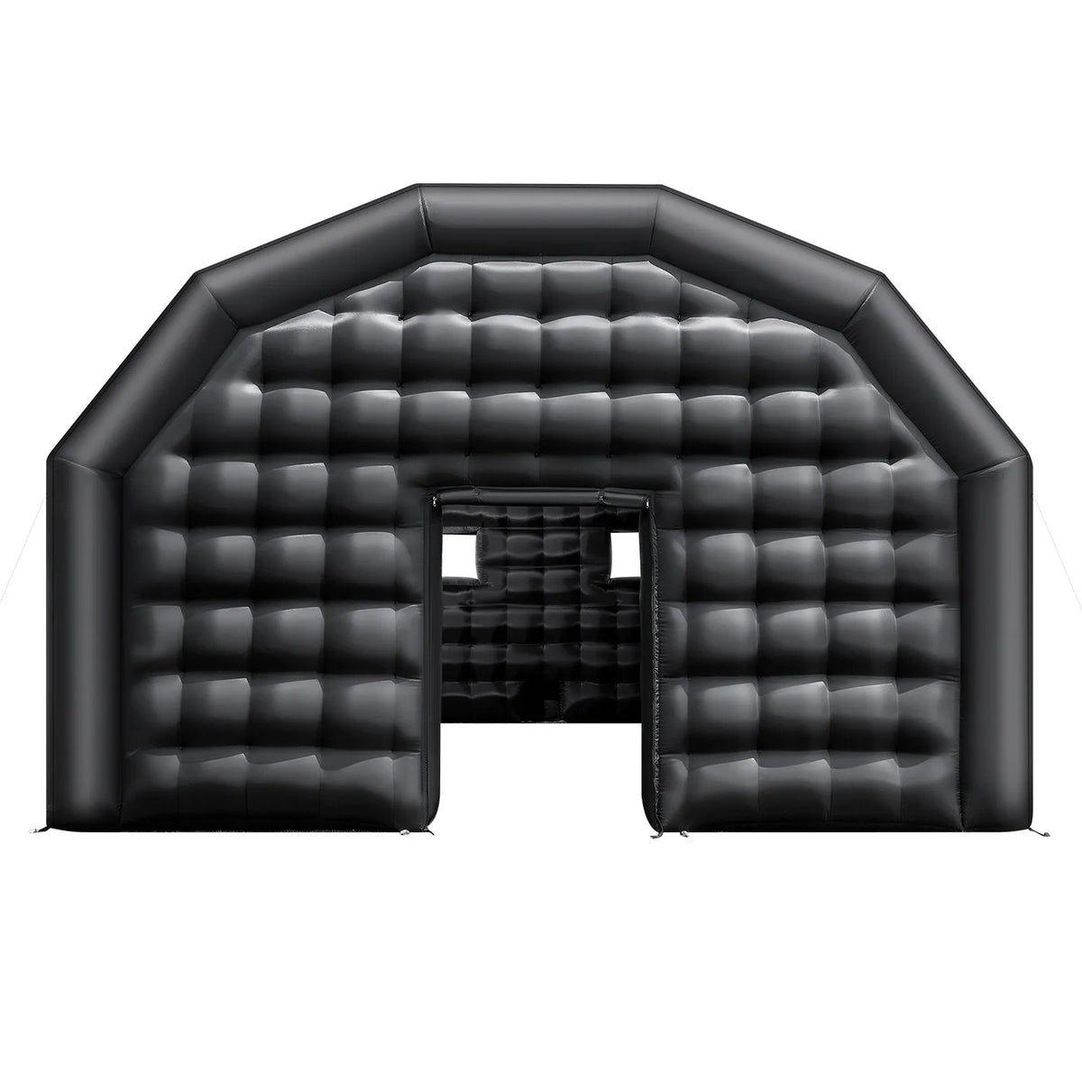 9 × 6 × 4 m Inflatable Party Tent with 1100 W Air Blower and Sandbags, Ventilated Inflatable Tent with 2 Windows, Inflatable Cube Space for Events, Birthdays and Weddings