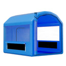 VEVOR piepūšamā krāsošanas kabīne, 3 × 2,5 × 2,5 m, piepūšamā krāsošanas kabīne ar 550 W jaudīgu gaisa pūtēju un gaisa filtrācijas sistēmu, apaļš jumts, paredzēta velosipēdu, motociklu un automobiļu virsbūves metāla detaļu krāsošanai.