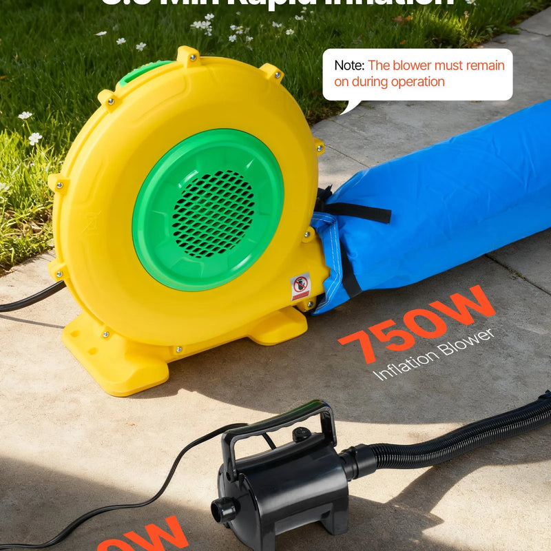 VEVOR piepūšamā krāsošanas kabīne, 4 × 3 × 2,8 m, ar 750 W jaudīgu gaisa pūtēju un gaisa filtrācijas sistēmu, trīsstūrveida jumts, paredzēta velosipēdu, motociklu un automobiļu virsbūves metāla detaļu krāsošanai.