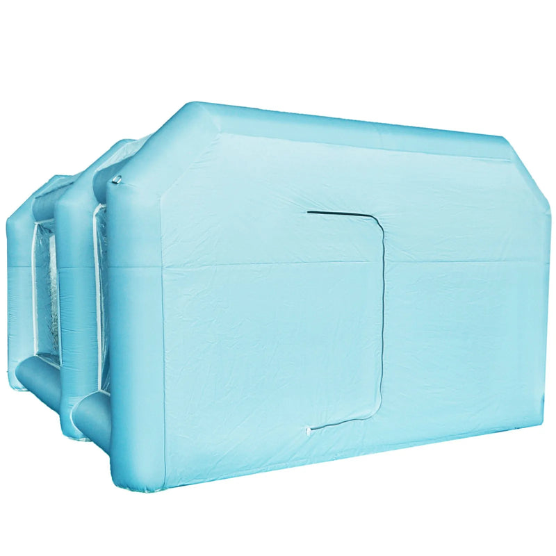 Piepūšamā krāsošanas telts, liela darba stacija, 4 x 2,5 x 2,2 m