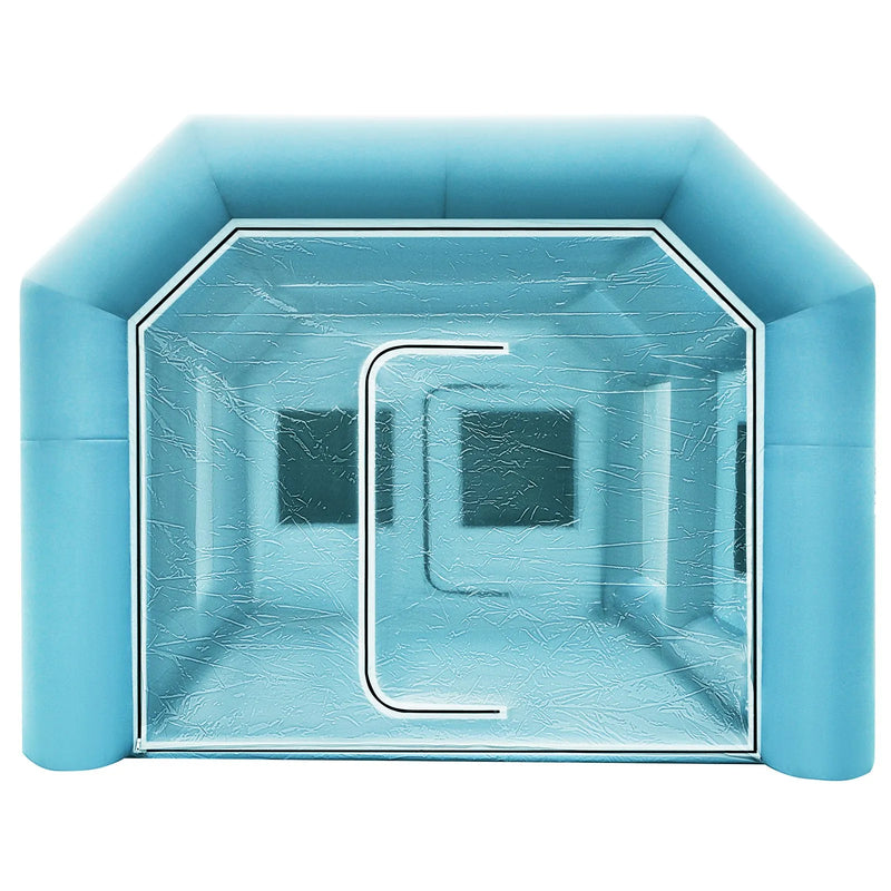 Piepūšamā krāsošanas telts, liela darba stacija, 4 x 2,5 x 2,2 m