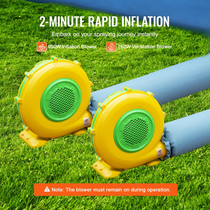 Piepūšama krāsošanas telts 8 × 4,5 × 3 m ar 950 W un 750 W pūtējiem un gaisa filtru sistēmu