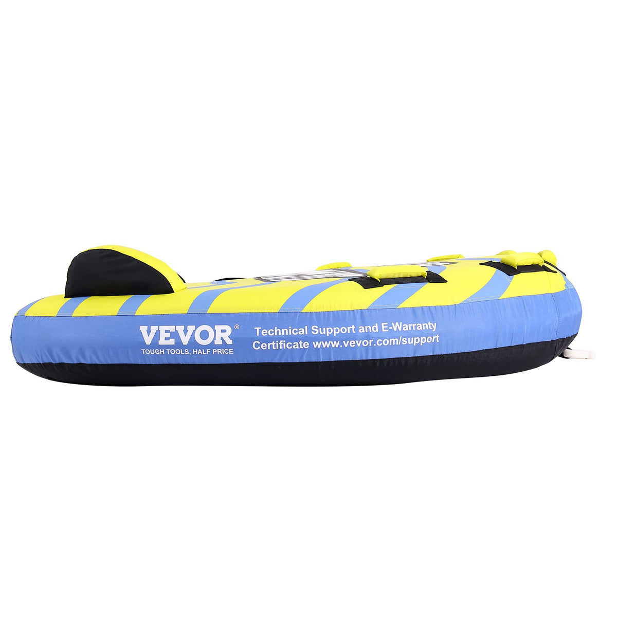 VEVOR Towable Water Tube with Baffle Wings 158 cm, 1-3 Person, 231 kg