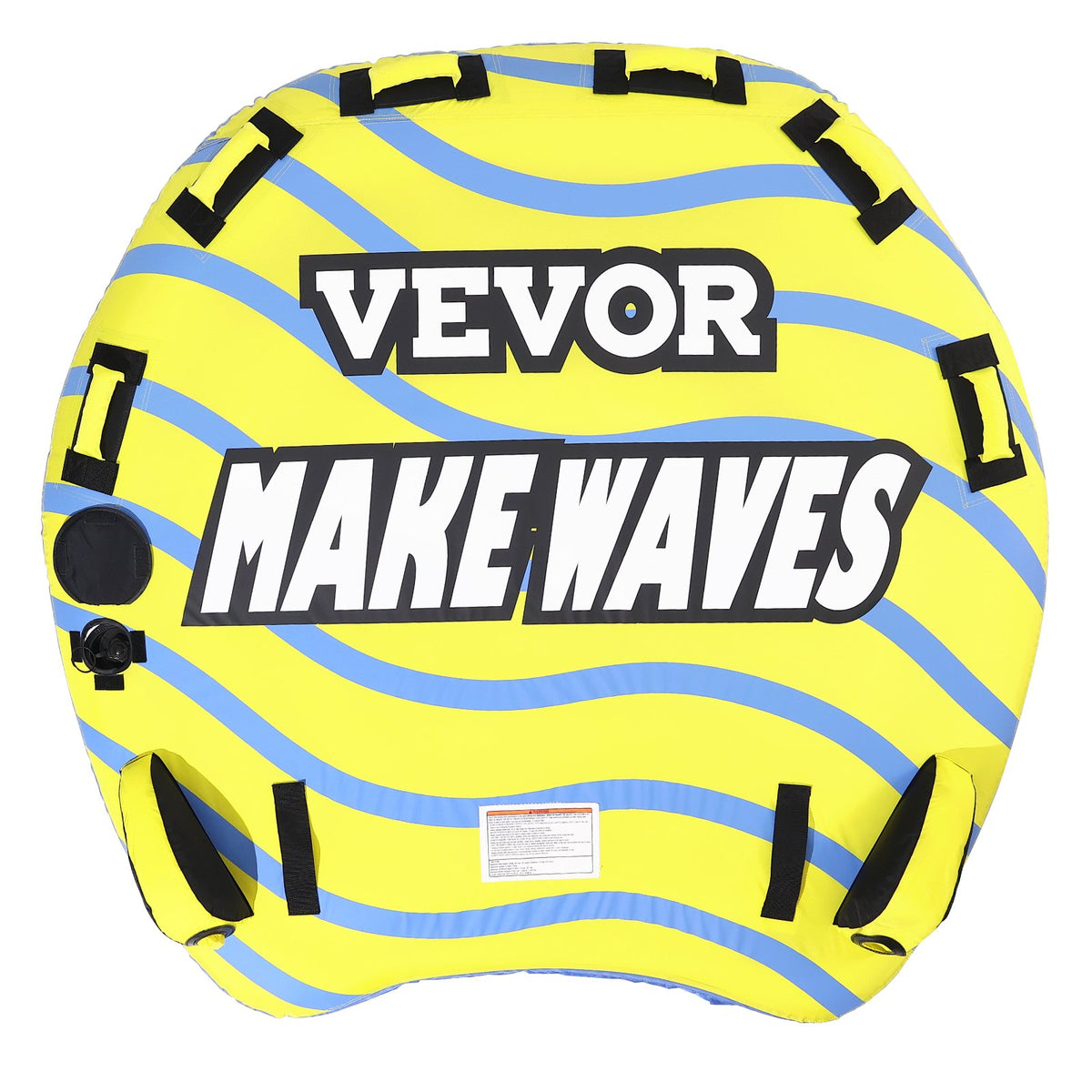 VEVOR Towable Water Tube with Baffle Wings 158 cm, 1-3 Person, 231 kg