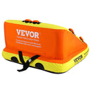 VEVOR Piepūšamais Velkamais Rīks Ar Sēdekļiem Un Atzveltni, 1-2 Pasažieriem, Jauda 154 kg, Pilns Neilona Pārklājums, ar  Satveršanas Rokturi un Ātrās Drošības Vārstu