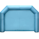 Piepūšama krāsošanas telts 7,9 × 4,6 × 3 m no 210D Oxford auduma ar 2 pūtējiem