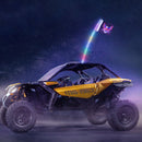 VEVOR LED spirālveida antenas gaisma, 1 gab., 1,2 m, RGB, ar tālvadību un lietotni, piemērota ATV, UTV, RZR