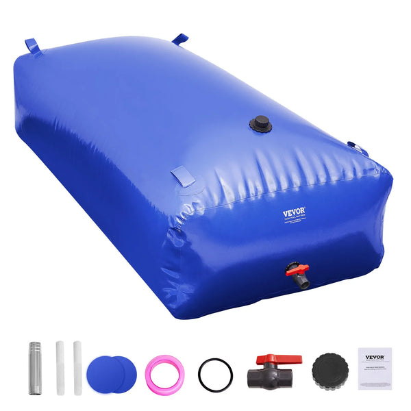 Pārnēsājama ūdens uzglabāšanas tvertne 1000 l, 1000D PVC, salokāma
