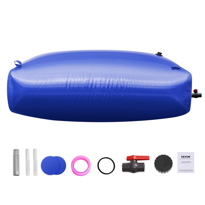 Pārnēsājama ūdens uzglabāšanas tvertne 1000 l, 1000D PVC, salokāma