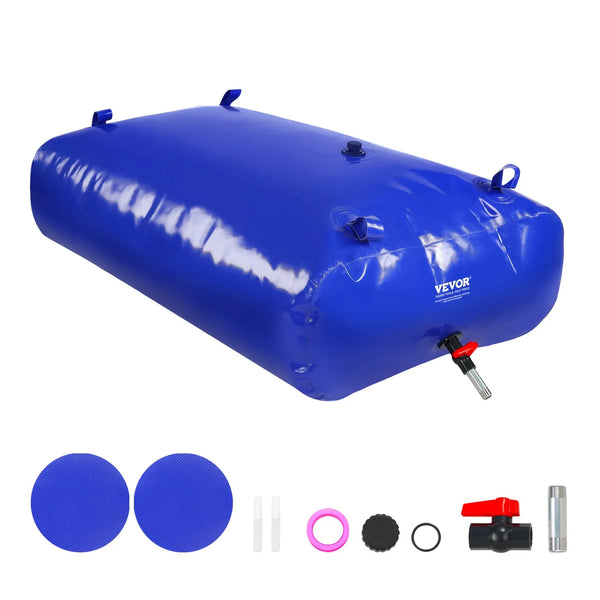 Pārnēsājama ūdens uzglabāšanas tvertne 540 l, 1000D PVC, salokāma