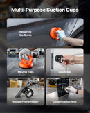 100 gab. bezkrāsas iedobumu novēršanas komplekts ar zelta pacēlāju, tilta vilcēju, T-veida āmuru, līmes pistoli un piederumiem automašīnu virsbūvju, ledusskapju un durvju iedobumu remontam