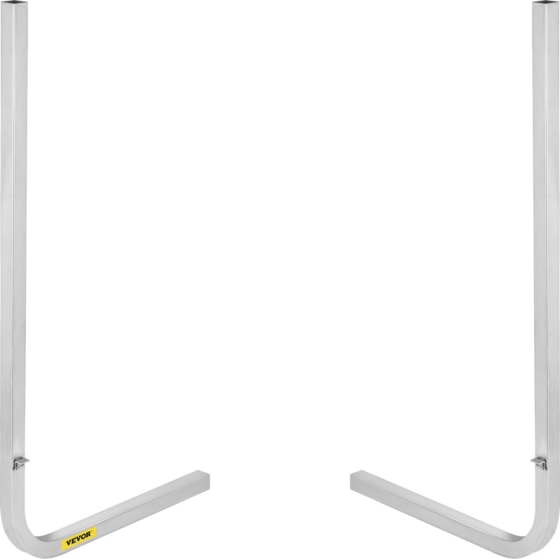 Laivu piekabes vadotnes, 117 cm, viens pāris alumīnija vadotņu, nerūsējošas ar regulējamu platumu, komplektā stiprinājumi, piemērotas ūdensslēpju, makšķerēšanas un buru laivu piekabēm