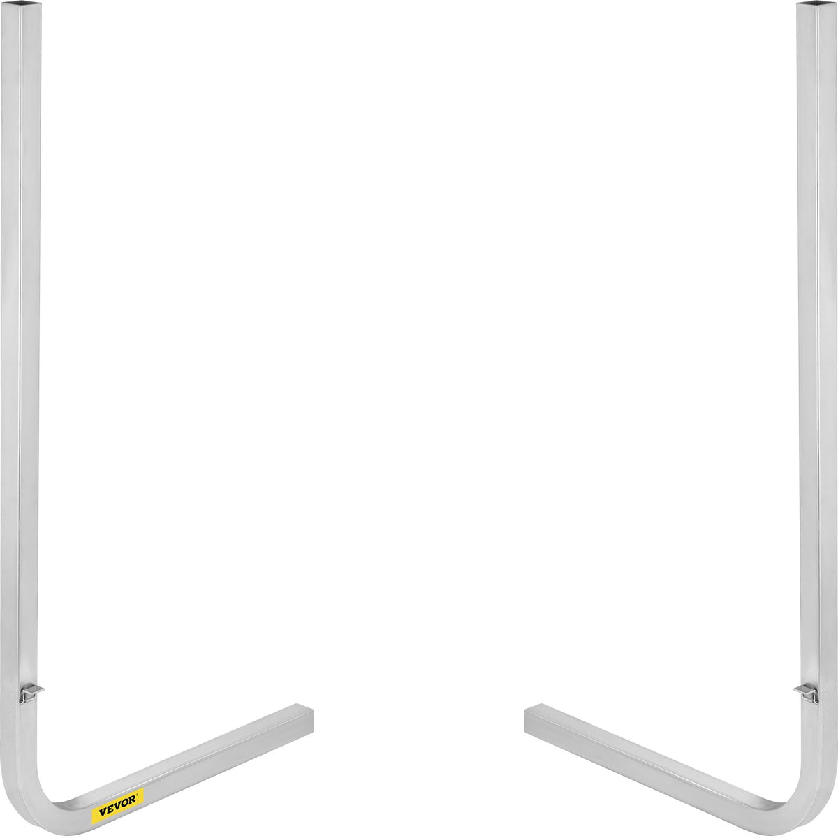 Boat Trailer Guides, 117 cm, Pair of Aluminium Guides, Stainless Steel with Adjustable Width, Mounting Hardware Included, Suitable for Jet Ski, Fishing and Sailing Boat Trailers