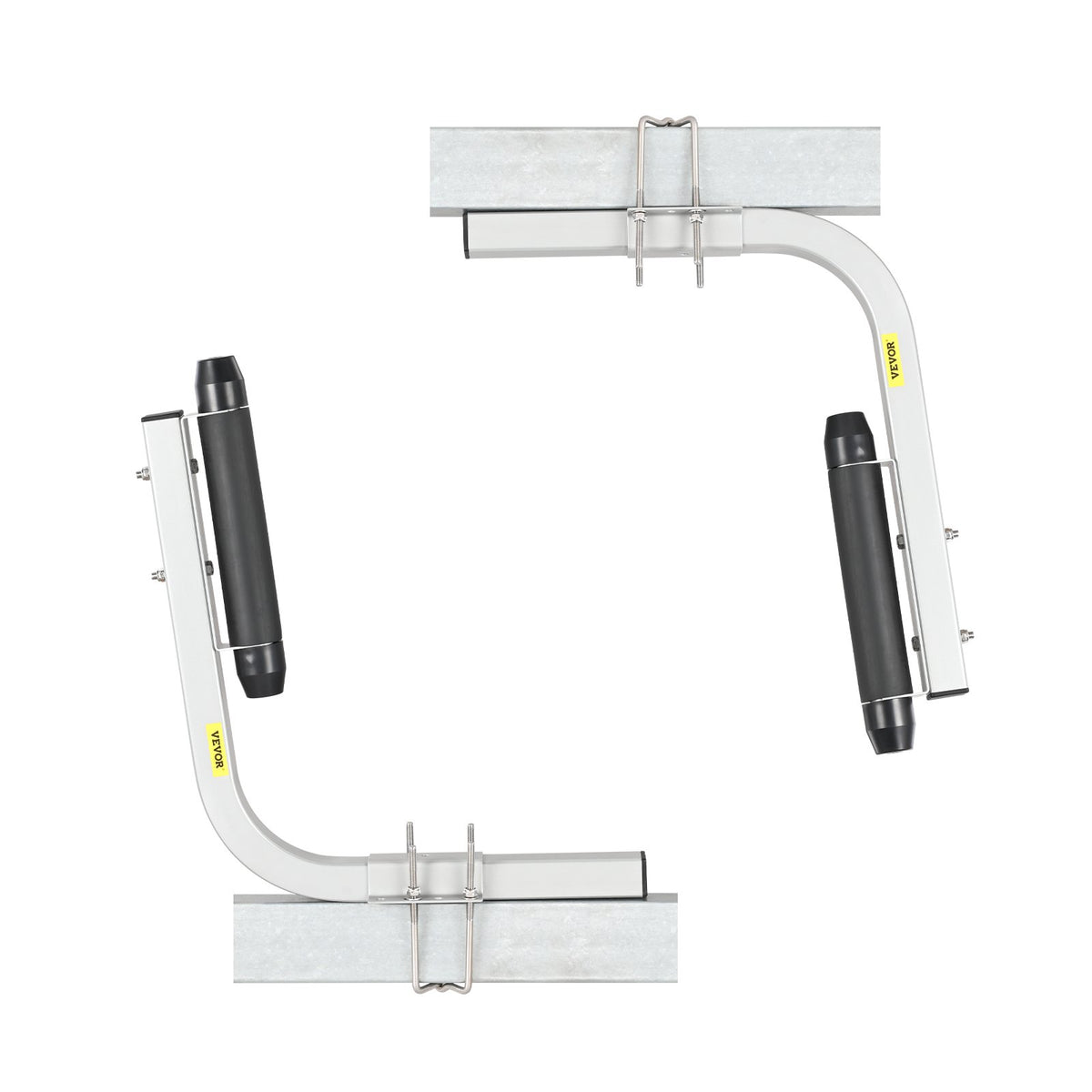 VEVOR Boat Trailer Guides, 52 cm Adjustable Design, 2 pcs, Galvanised Steel, with Rollers