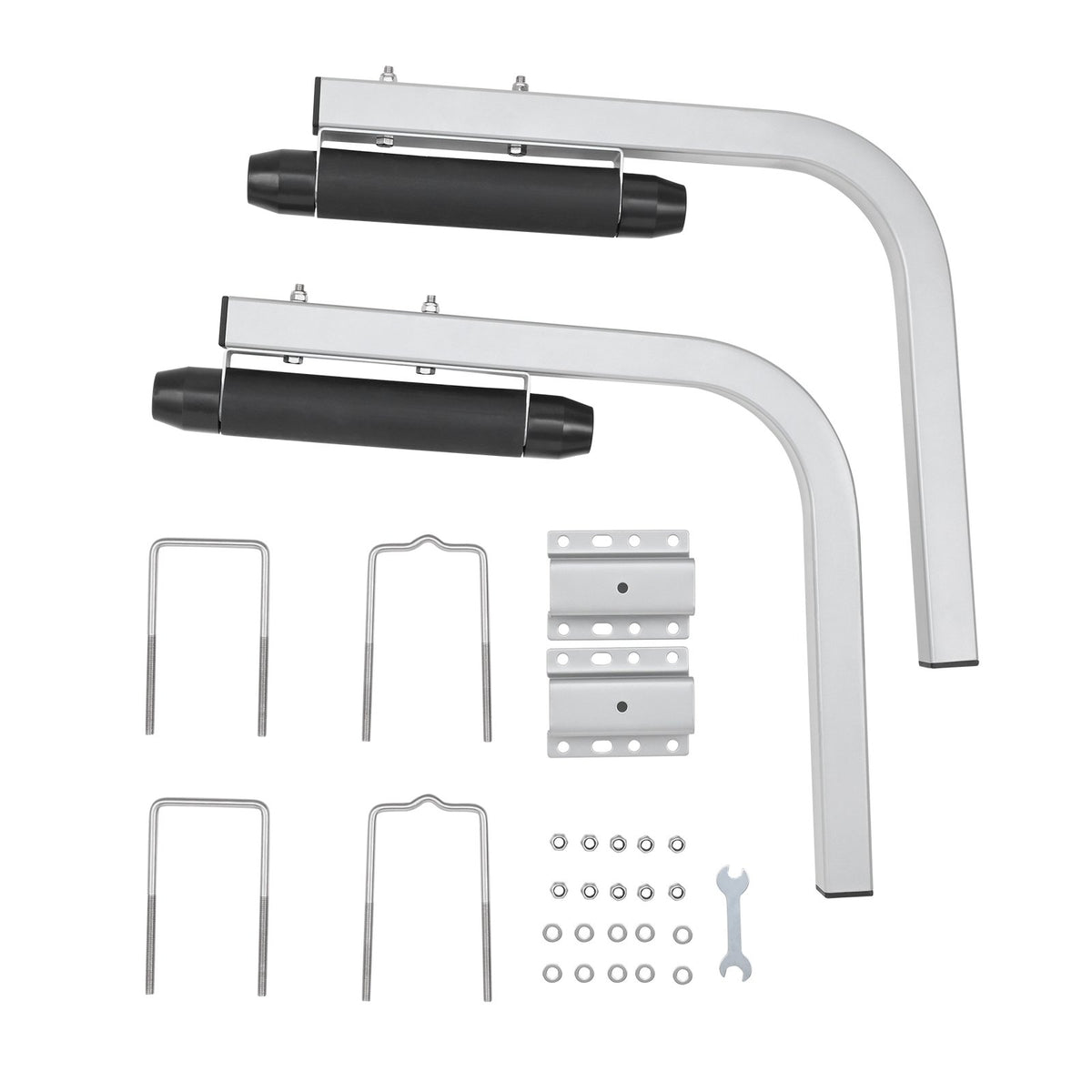 VEVOR Boat Trailer Guides, 52 cm Adjustable Design, 2 pcs, Galvanised Steel, with Rollers