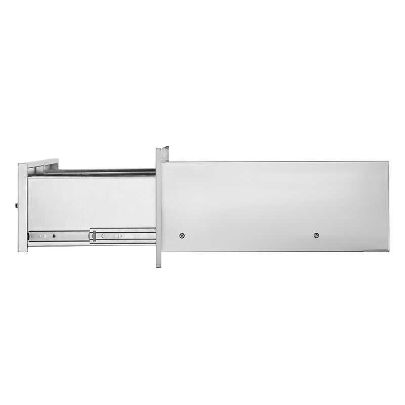 Барбекю VEVOR Atvilktņu Skapis ar Dubultām Horizontālām Atvilktnēm, 75x25 см, Izturīgs Uzglabashanas Skapis