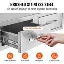 Барбекю VEVOR Atvilktņu Skapis ar Dubultām Horizontālām Atvilktnēm, 75x25 см, Izturīgs Uzglabashanas Skapis