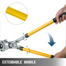 Cauruļu spailēšanas knaibles ar 6 uzgaļu komplektu, PEX presēšanas instruments 16–32 mm kompozītcaurulēm (Pex-Al-Pex, alumīnija kompozīts)