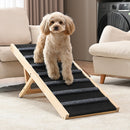 VEVOR Salokāma suņu rampa, regulējama koka rampa suņiem un kaķiem, 100 cm gara, regulējama no 38 cm līdz 56 cm