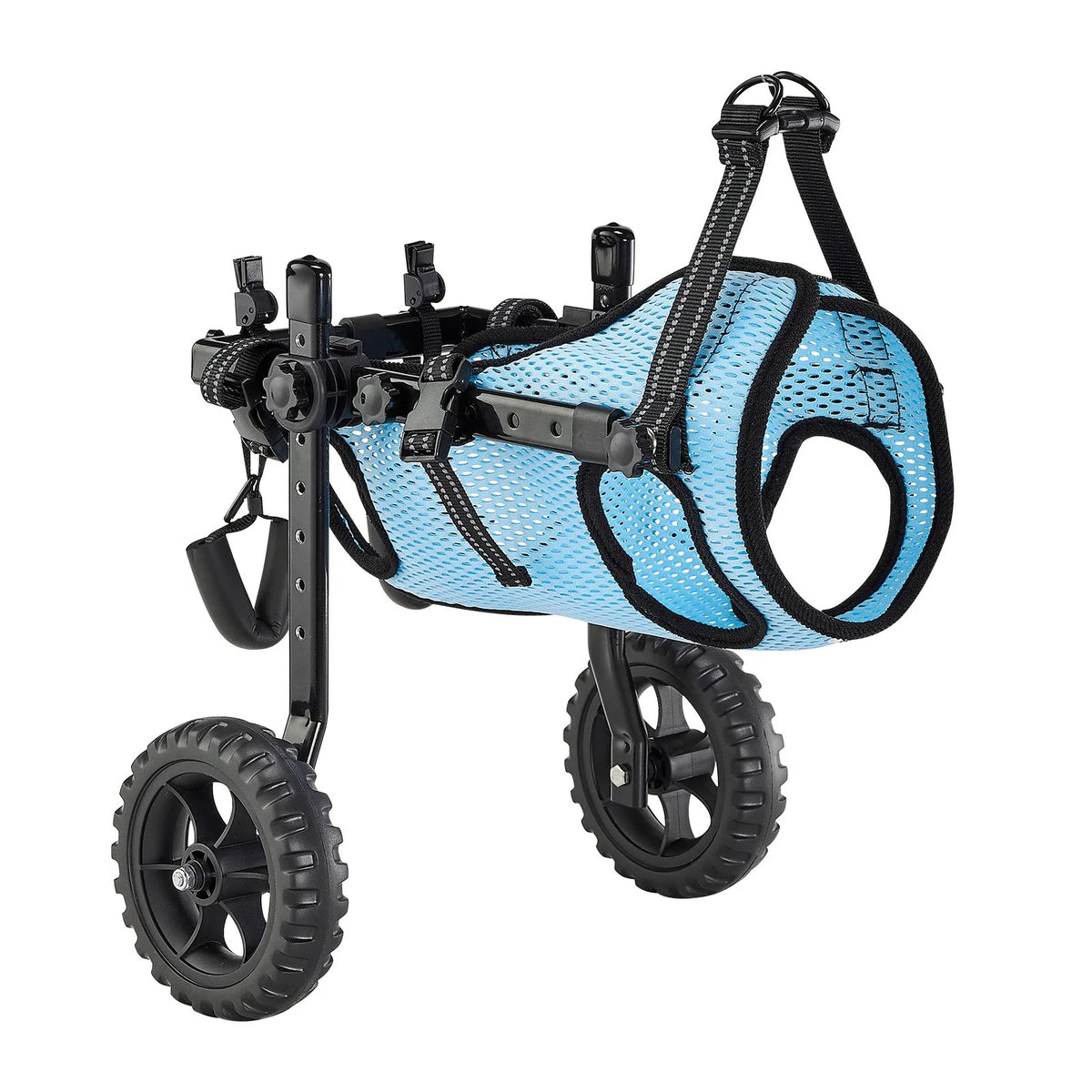 VEVOR Dog Wheelchair for Hind Legs with 2 Shock-Absorbing Wheels, Dogs up to 10 kg, XS/S