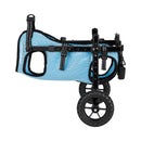 VEVOR suņu ratiņi aizmugurējām kājām, regulējami 2 riteņi, viegls suņu ratiņš ar triecienus absorbējošiem riteņiem, mobilitātes atbalsts invalīdiem un traumētiem suņiem līdz 15 kg, vidēja izmēra suņiem