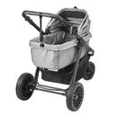 VEVOR Mājdzīvnieku rati, 3 PU riteņi suņu rati ar bremzēm, 34 kg kravnesība, kucēnu rati ar mājdzīvnieku spilvenu, uzglabāšanas grozu un ārējo kausa turētāju, piemēroti maziem līdz vidējiem suņiem, pelēki